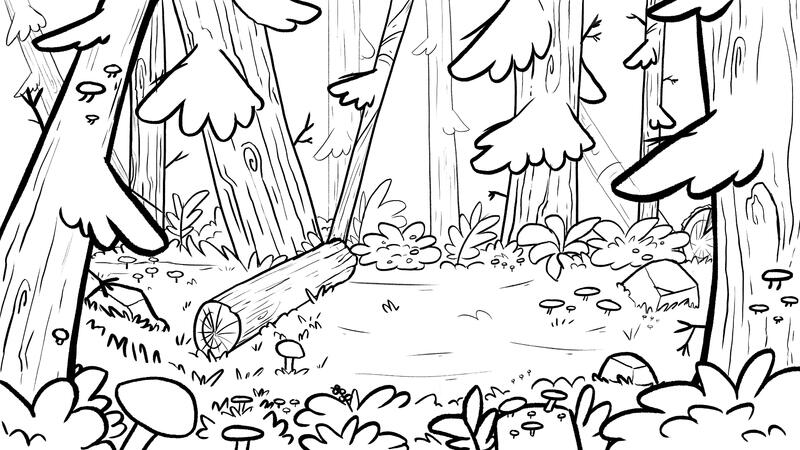 Gravity Falls Inspired Lines