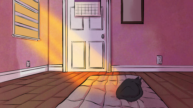 Cat Nap - Sunset
